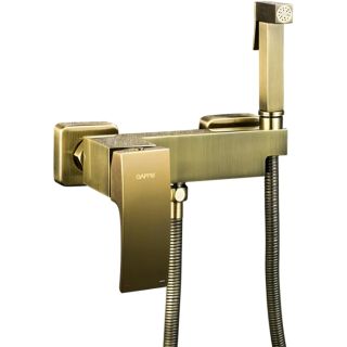 Гигиенический душ со смесителем Gappo G2007-4 бронза